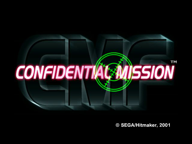 Confidential Mission Title Screen